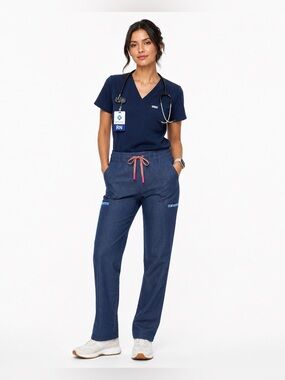 FIGS Women’s Yola Scrub Pants - Size Large Petite